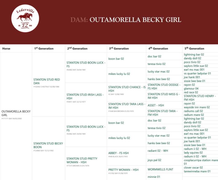 OUTAMORELLA BECKY GIRL